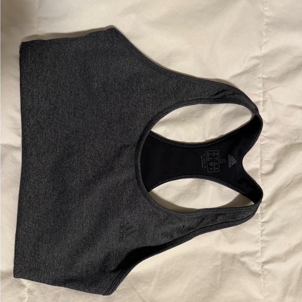 Adidas Black Racerback Sports Bra